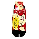 キン肉マン《コミック》レディースソックス【コミックRD×BK】☆キャラックス女性用靴下通販☆