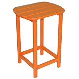 Poly-Wood South Beach Side Table - Orange (26H)