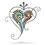 Paisley Heart Pin from the Artazia Collection #051 HP