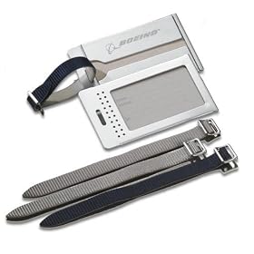 Metal Luggage Tag Set