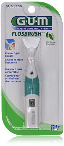 Butler G-U-M Flosbrush, Mint - 861Ra, 1 Ea/ pack, 4 pack