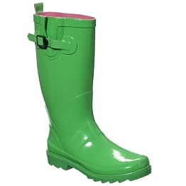 Solid Rain Boots - Tropical Green