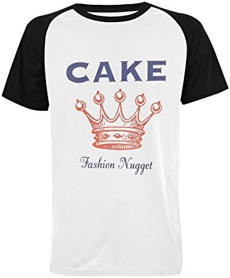 Findom Cake Black Men's Raglan T-shirt (USA Size) XXXXL