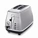 De'Longhi Icona CTO2003 Toaster, 2 Slot (Satin Silver)