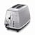De'Longhi Icona CTO2003 Toaster, 2 Slot (High Gloss Satin Silver)