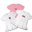 Infant's Collegiate Romper Dress (White or Pink)