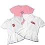 Infant's Collegiate Romper Dress (White or Pink)