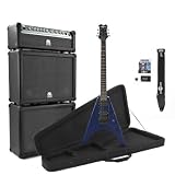 Metal-V Guitar + White Horse GT260 DSP Amp Pack Blue