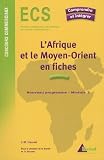L'Afrique et le Moyen-Orient en fiches