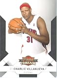 2009 /10 Panini Threads Basketball Card # 71 Charlie Villanueva Detroit Pistons Mint Condition - Shipped In Protective ScrewDown Display Case!