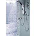 Aluminium Duschpaneel Duschs�ule in CHROM von Sanlingo