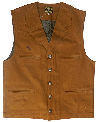 Men's Wyoming Traders Cotton Canvas Bronco Vest