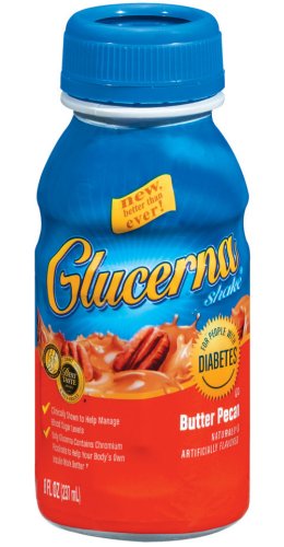 Glucerna Shake Butter Pecan, 8 Ounce Bottles (Pack of 24)