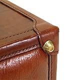 Maxwell Scott - Vanity case en cuir noir (Bellino)