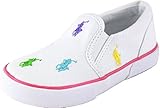 (ポロ ラルフローレン) POLO RALPH LAUREN BAL HARBOUR REPEAT ベビー キッズ シューズ スニーカー スリッポン (13.0cm, [91557]WHITE/MUL