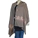Neck Wrap Stoles Wool with Brown Thread Embroidery 80 x 27 inches (esrf061)