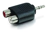C2G / Cables to Go - 40645 - 3.5mm Stereo Male To 2X RCA Female Adapter