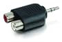 Cables To Go - 40645 - 3.5mm Stereo Male To 2X RCA Female Adapter