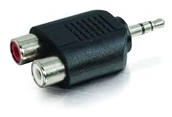Cables To Go - 40645 - 3.5mm Stereo Male To 2X RCA Female Adapter