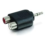 C2G/Cables to Go 40645 3.5mm Stereo Male To 2X RCA Female Adapterby Cables to Go