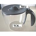 Ersatzkanne / Glaskanne Siemens f�r TC6.... - Kunststoff grau