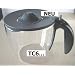 Ersatzkanne / Glaskanne Siemens f�r TC6.... - Kunststoff grau