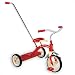 Radio Flyer Classic Red Tricycle with Push Handle