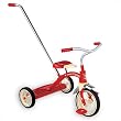 Radio Flyer Classic Red Tricycle with Push Handle