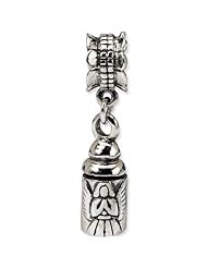 Reflection Beads Silver Angel Remembrance Ash Dangle