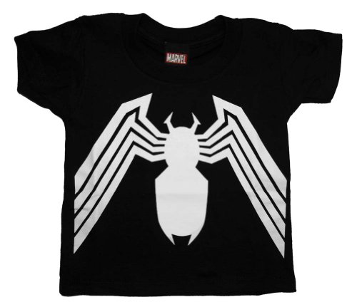 Spider Man Venom Logo Marvel Comics Costume Baby Toddler T-Shirt Tee