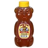 Topanga Quality Honey, Orange, 24-Ounce Squeeze Bears (Pack of 3)