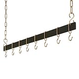 Rogar 54 Hanging Bar Rack - Black/ Copper