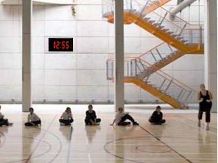 Large Display Digital Wall Clock - Remote Control Clock - 15" Numeral LED Wall Clock