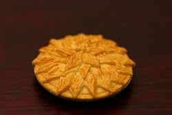 Dollhouse Miniature Pastry Pie on a Tin Pie Plate