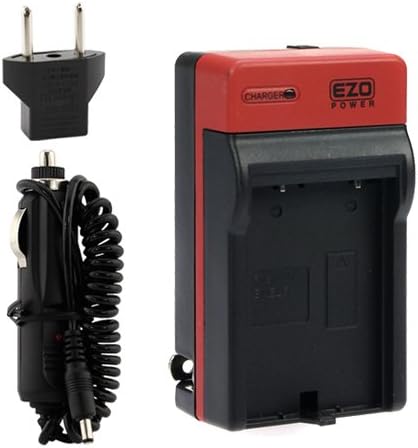 EZOPower EN-EL5 Travel Charger with Car/EU Adapter + USB Cable + Pouch Case for Nikon COOLPIX P520, P510, P500, P100, P90, P80, P6000, P5100, P5000 Digital Cameras