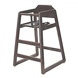 L.A. Commercial Grade High Chair - Cherry (Cherry) (30"H x 19.5"W x 19"D)
