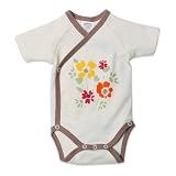 Zutano Print Organic Short Sleeve Body Wrap by