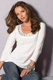 metrostyle Embellished Knit Top