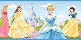 Disney Princess Forever Border- Blue