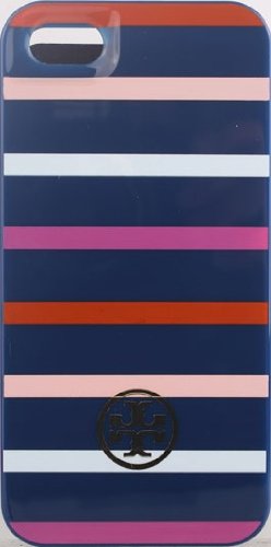 Tory Burch 【トリーバーチ】 iPhone5 ケース 【2012年秋冬新作】 ボーダー（ネイビー） 並行輸入品