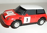 Micro Scalextric G2055 Red BMW Mini #1 1:64 Scale Slot Car