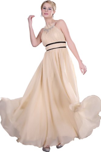 eDressit Beige Leutete Perlekette Elegant Ballkleid/Abendkleid (00106214)