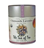 The Tao Of Tea Herbal Tea Chamomile Lavender, 100% Organic, 2-Ounce Tin  (Pack of 3)