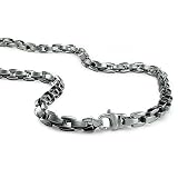 Stainless Steel Men's Link Necklace 24 Inches