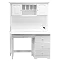 Windsor Desk with Hutch - Caramel Latte