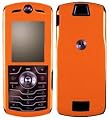 Orange - Motorola SLVR L7 Cell Phone Protector Skin Decals - Faceplates