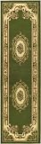 2'3 x 8' Runner Safavieh LNH218B-28 Sage/Ivory Color Machine Made Turkish Lyndhurst Collection Rug