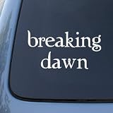 BREAKING DAWN - Twilight - Vinyl Car Decal Sticker #1843 | Vinyl Color: WHITE