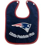 New England Patriots Two-Toned Snap Baby Bib