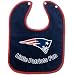 New England Patriots Two-Toned Snap Baby Bib